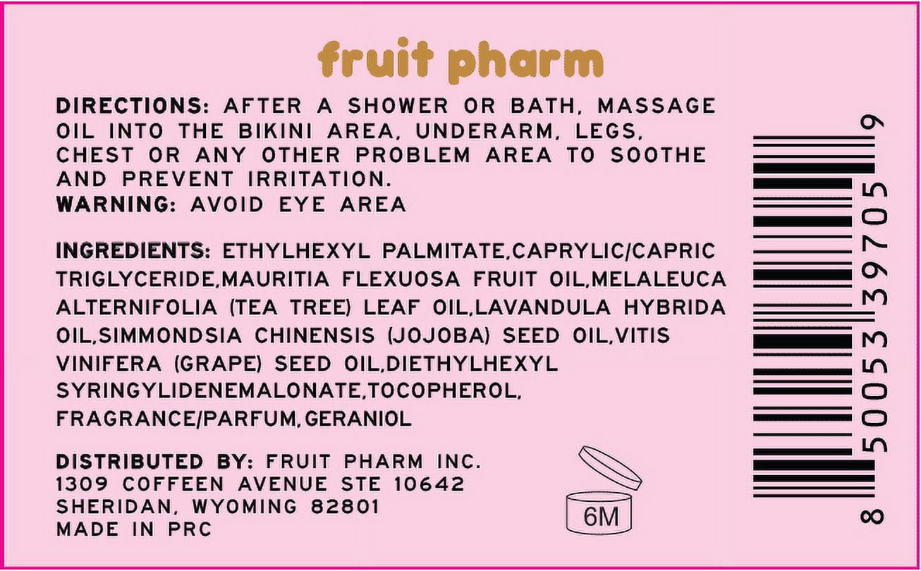 Fp Hooha Pubic Hair and Skin Oil