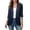 Navy, variant on Womens Lightweight Solid Sheer Mid Length Kimono Shrug Open Front 3/4 Plain Sleeve Casual Summer Daily Tank Outer Cardigan Sky Blue M