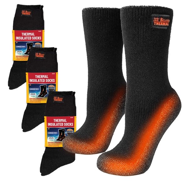 Calcetines térmicos 35° BELOW aislantes con suaves bucles aluminizados