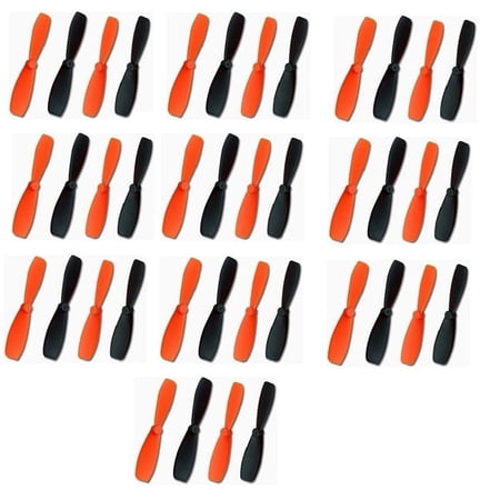 HobbyFlip Ultra Durable 55mm Propeller Blades Main QR Ladybird-Z-01 Compatible with Cheerson Flying Egg 10 Pack