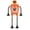 Orange, variant on Orangide Flexible Robot Fan - Portable Rechargeable Fan with 100 Speeds, Suction Cup Base, Mini Desk Fan for Home Office Travel, Strong Airflow