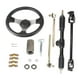 thumbnail image 5 of Kit de volante de acero,Kit de volante de acero de 300 mm con piñón y cremallera,Juego de eje ajustable de repuesto para Go de 110 ,Conjunto de direión para karts,cuatriciclos, y, 5 of 8