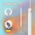 thumbnail image 4 of Likrtyny 2 Uds 33cm 30 LED AIO Enfriador Tubo Manga 5V 3Pin ARGB Chaleco para Mystic Light, 4 of 9