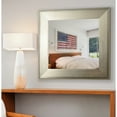 thumbnail image 2 of Rayne Brushed Silver Square Wall Mirror, 2 of 5