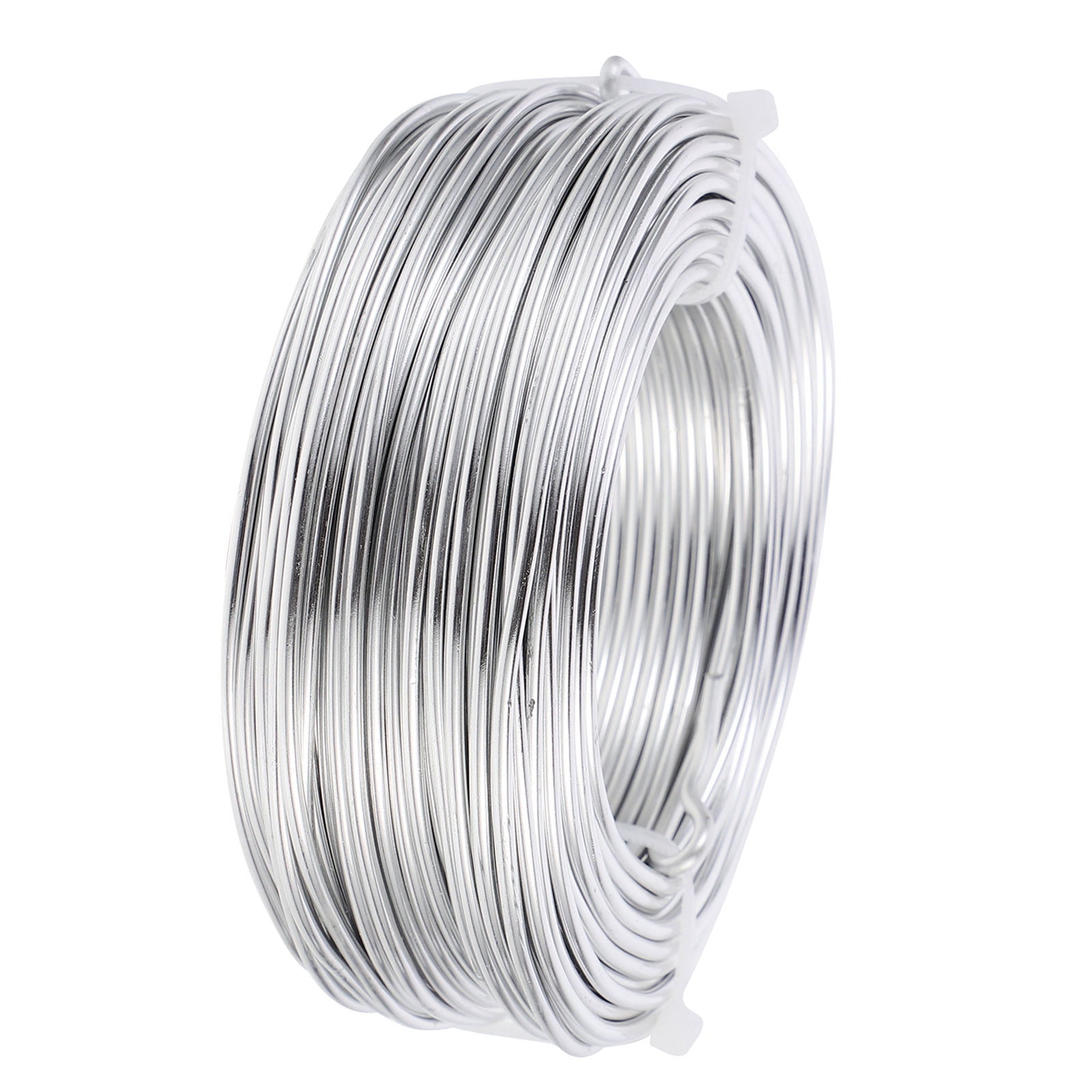 YSNOOWE Craft Projects Aluminum Wire Silver 1 Roll Round Shape