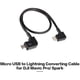 thumbnail image 4 of Cable de transferencia del convertidor de datos del teléfono de la tableta de control remoto micro USB a Lightning para Android Ios Dji Spark Mavic Pro, modelo: negro, 11 Feliz Sencillez, 4 of 5
