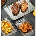 thumbnail image 4 of destyer Baking Sheet Checkered Cooling Rack Chef Stainless Steel Pan Oven Bakeware for Kitchen Cooking, 23.5x17.5x2.5cm, 4 of 7
