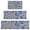 Blue Paisley and-2, variant on Blue Paisley Pattern Kitchen Rugs Sets Of 3,Kitchen Runner Rugs Non Skid Washable,Decorative Kitchen Floor Mats for Kitchen,Sink,Laundry,17"x30" 17"x47" 17"x59"