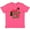 Vintage Hot Pink, variant on Inktastic Santa is Promoting Me to Big Brother Green Plaid Tree Youth T-Shirt