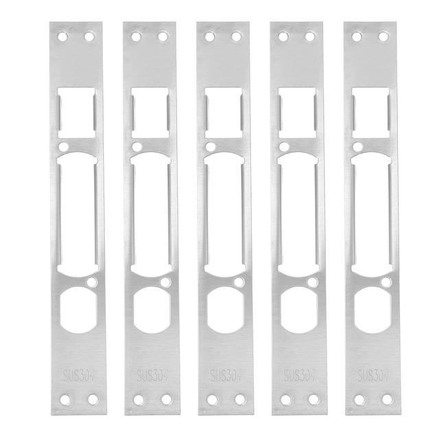 MasteelfCA 5pcs Door Security Plate Door Reinforcement Plate Door Lock Body Buckle Plate