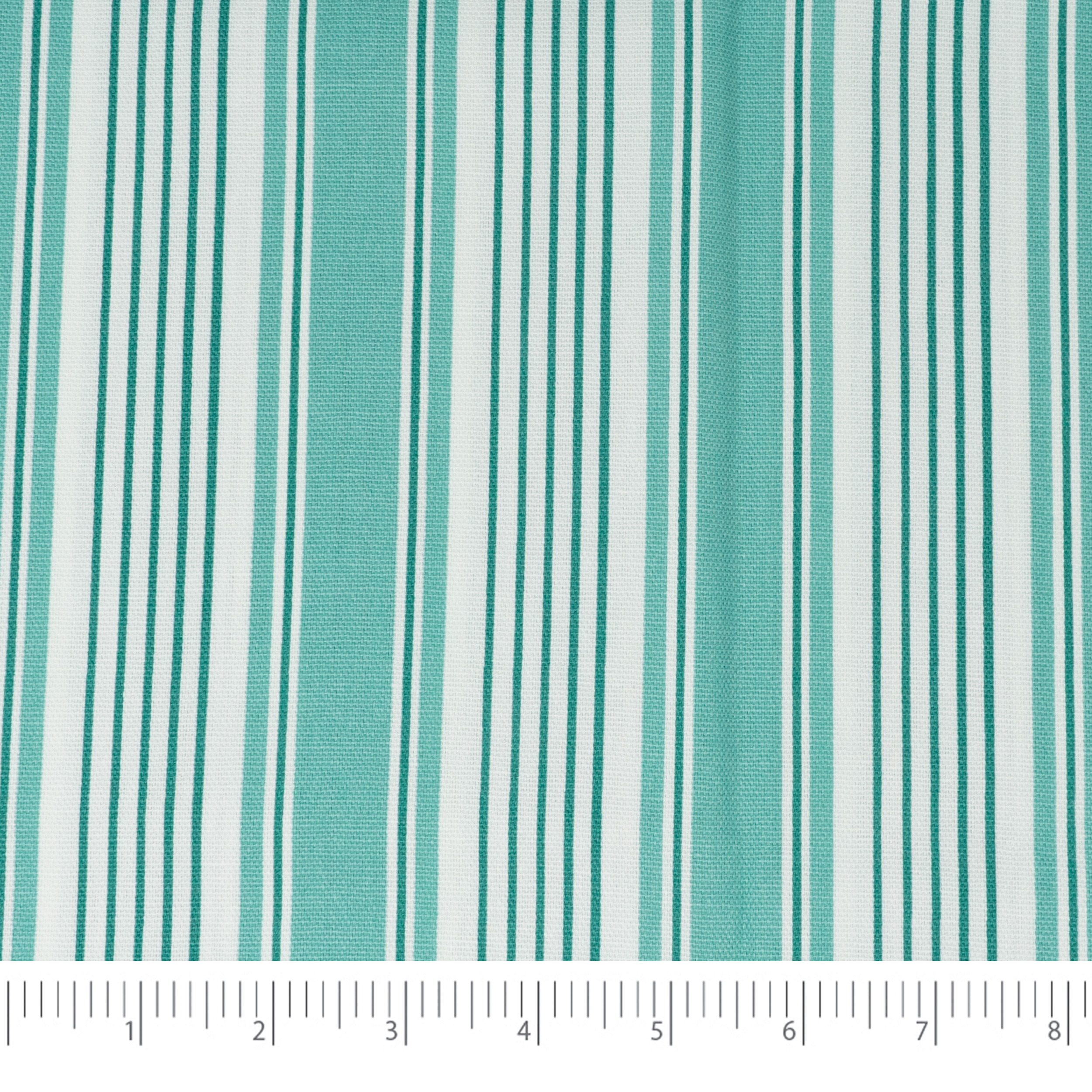 Waverly Inspirations 100% Cotton 45" x 2 Yards Precut Tyler Stripe Spa Sewing & Crafting Fabric, 1 Each