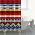 thumbnail image 4 of Waterproof Bohemian Shower Curtain 72x72 Inch Boho Style Polyester Unique Shower Curtain for Bathroom Hotel Home Decor with 12 Plastic Hooks, 4 of 5
