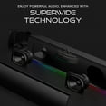 thumbnail image 4 of Sound Blaster GS3 Compact RGB Gaming Soundbar White 51MF8465AA002, 4 of 5