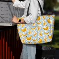 thumbnail image 6 of Large Beach Bags Water-resistant Sandproof - Cute Banana Blue Cute Beach Tote Bags for Women with Zipper, 6 of 6