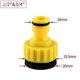 thumbnail image 1 of Conector rápido para manguera de 16 mm, boquilla hembra roscada, adaptador para grifo de manguera, accesorios de riego para jardín, universal de 1/2 3/4 pulgadas., 1 of 5