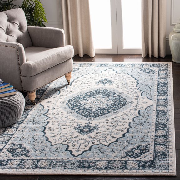 Safavieh Isabella Cennetig Oriental Area Rug, Cream/Light Blue, 5'3" x 7'6"