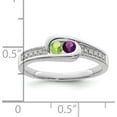thumbnail image 4 of 14K White Gold Family Jewelry Diamond Semi-Set Ring (Size 7) Made In China xmrw39/2, 4 of 5