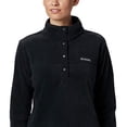 thumbnail image 4 of Columbia Women's Benton Springs 1/2 Snap Pullover, Black, 3X Plus, 4 of 9