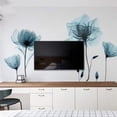 thumbnail image 4 of Calcomanías de pared con flores azules, calcomanías de pared, calcomanías despegables y adhesivas, calcomanías adhesivas extraíbles, murales de arte de pared DIY, decoración de pared para, 4 of 8