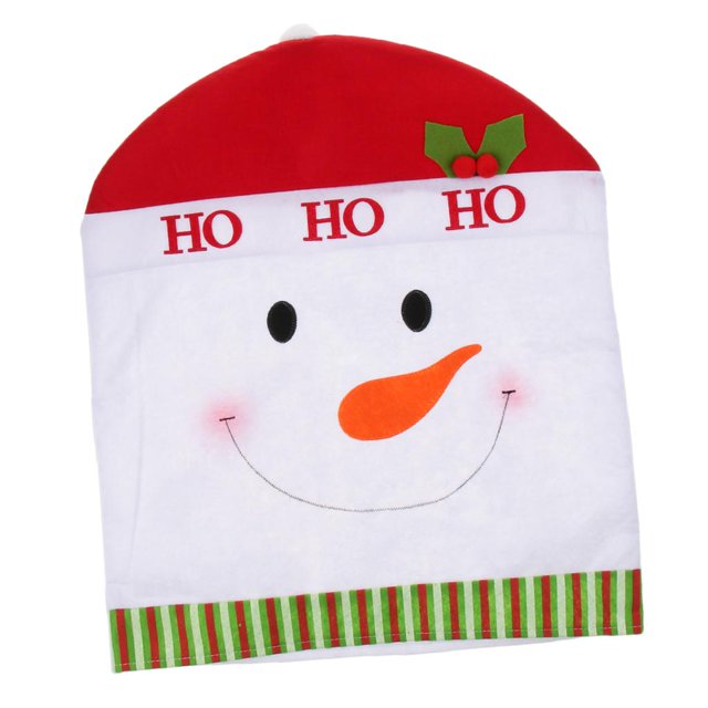 para sillas de cocina navideñas Papá Noel para fiestas festivas Festival Sillas de comedor en hogar Monigote de nieve Yotijar cubierta de la silla de navidad