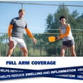 thumbnail image 6 of ARMORAY Arm Sleeves for Men Women Basketball Golf Running Football Cycling ORANGE (4 Pairs), 6 of 7