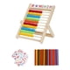 thumbnail image 2 of Juguetes de matemáticas Montessori Regalos Montessori Ábaco de 10 filas con 100 cuentas de colores para 8cmx21cm, 2 of 9