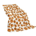 thumbnail image 2 of JOGZMZ Halloween Pumpkin Print Cozy Throw Blanket - 27.5x39.3in, Yellow Polyester, Soft & Warm for Sofa Bed Decor Gift, 2 of 6