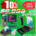 thumbnail image 1 of Kit Punto De Venta Abarrotes Farmacia Papeleria Restaurante SUPER Tiendify Core i3 SSD TIENDIFY SUPER, 1 of 7