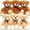 Brown-6pcs, variant on MorisMos 14 Packs Teddy Bear Baby Shower Bulk Teddy Bear Stuffed Animals