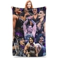 thumbnail image 1 of Rhea Wrestler Ripley Throw Blanket Lightweight Air Conditioner Blanket King Size Blankets for All Seasons Funny Blankets for Office for Running 40"x30", 1 of 8