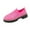 Hot Pink, variant on QQAMB Sneakers for Women Rhinestone Mesh Slip-On Walking Shoes Fashion Breathable Spakle Glitter Sneaker