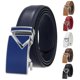 thumbnail image 2 of Automatic Alloy Buckle Men Belt Faux Cowhide Luxury Business Belt, 2 of 4