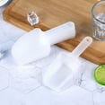 thumbnail image 2 of WEAVILUX Weavilux 20Pcs White Plastic Ice Scoop for Kitchen and Multipurpose Use, 2 of 6