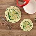 thumbnail image 2 of SKYSONIC Avocados Family Summer Pot Holders Trivets, 2 Pcs Heat Resistant Trivets,Cute Fruits Cotton Thread Weave Mats for Hot Pads Pans Pot Bowl Teapot for Kitchen Decor, 2 of 7