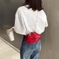 thumbnail image 5 of Bolsos cruzados de PVC para mujer, bolsos de mensajero con cadena, bolso de mano para fiesta de noche, 5 of 5