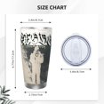 thumbnail image 4 of Vaso Peso Pluma de 20 oz, taza de viaje para café con aislamiento al vacío de acero inoxidable, taza de café, taza de viaje con tapa, taza térmica para exteriores, 4 of 8