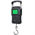 thumbnail image 1 of Báscula Digital Portátil con Cinta Métrica de 75 Kg/10 G, Retroiluminación Digital, con Gancho para Colgar y Regla de 1 M., 1 of 6