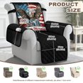 thumbnail image 6 of SCRAWLGOD 250th Anniversary Recliner Chair Cover American Flag Eagle Print Non Slip Stain Resistant Furniture Protector Washable Recliner Cover with Pocket, 6 of 7