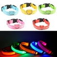 thumbnail image 1 of Flmtop USB Charging LED Flashing Light Dog Puppy Pet Anti-Lost Warning Safety Collar Yellow, 1 of 9