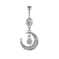 thumbnail image 1 of Belly Button Rings Dangle For Women Surgical Steel Navel Rings Body Piercing Jewelry, 1 of 3