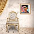 thumbnail image 3 of Stephen Chambers 15x15 Gold Ornate Wood Framed With Double Matting Wall Art Titled - Frida 1, 3 of 6