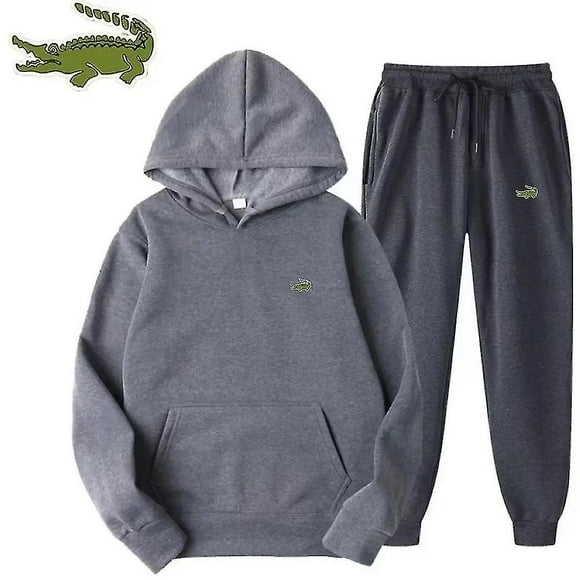 Survêtement de sport pour hommes, costume 2 pièces de haute qualité, pull à capuche, vêtements de sport, ensemble de JoggingYOUYOU