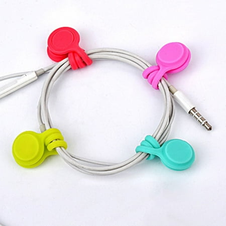 3pcs Multifunction Magnetic Earphone Cord Winder Cable Holder