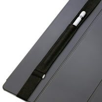 Stylus Sling Pencil Holder with USB Adapter Pocket for Apple Pencil (1st/2nd Gen) - Stylus Sleeve Pouch, Compatible with iPad Pro 9.7/10.2/10.5/11-inch Cases, Black-Stitch