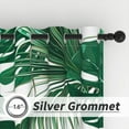 thumbnail image 5 of Lfeey Tropical Palm Leaves Blackout Curtains, Grommet Window Curtains for Living Room Bedroom, 42"x63" Inch, 2 Panels, 5 of 6