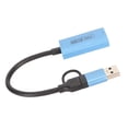 thumbnail image 2 of Tarjeta de captura de audio y video 4K Interfaz multimedia USB 3.0 HD a adaptador de captura de video USB C para transmisión en vivo de juegos Z29C, 2 of 12