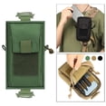 thumbnail image 3 of Estuche portátil Molle para teléfono móvil con soporte para interfono para al aire libre Verde Sharpla Estuche deportivo para teléfono, 3 of 8