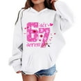 thumbnail image 3 of 67 Niños con capucha Niñas 6 7 Meme Sudadera cómoda manga larga Suéteres divertidos 6 7 Número impreso Novedad manga larga con capucha Suéter de moda cómodo once once hoodie (blanco,9-10 años), 3 of 5