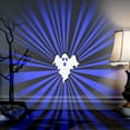 thumbnail image 2 of Halloween Lighted Silhouettes Decor Battery Op Radiant Shadows Ghost (Blue), 2 of 6