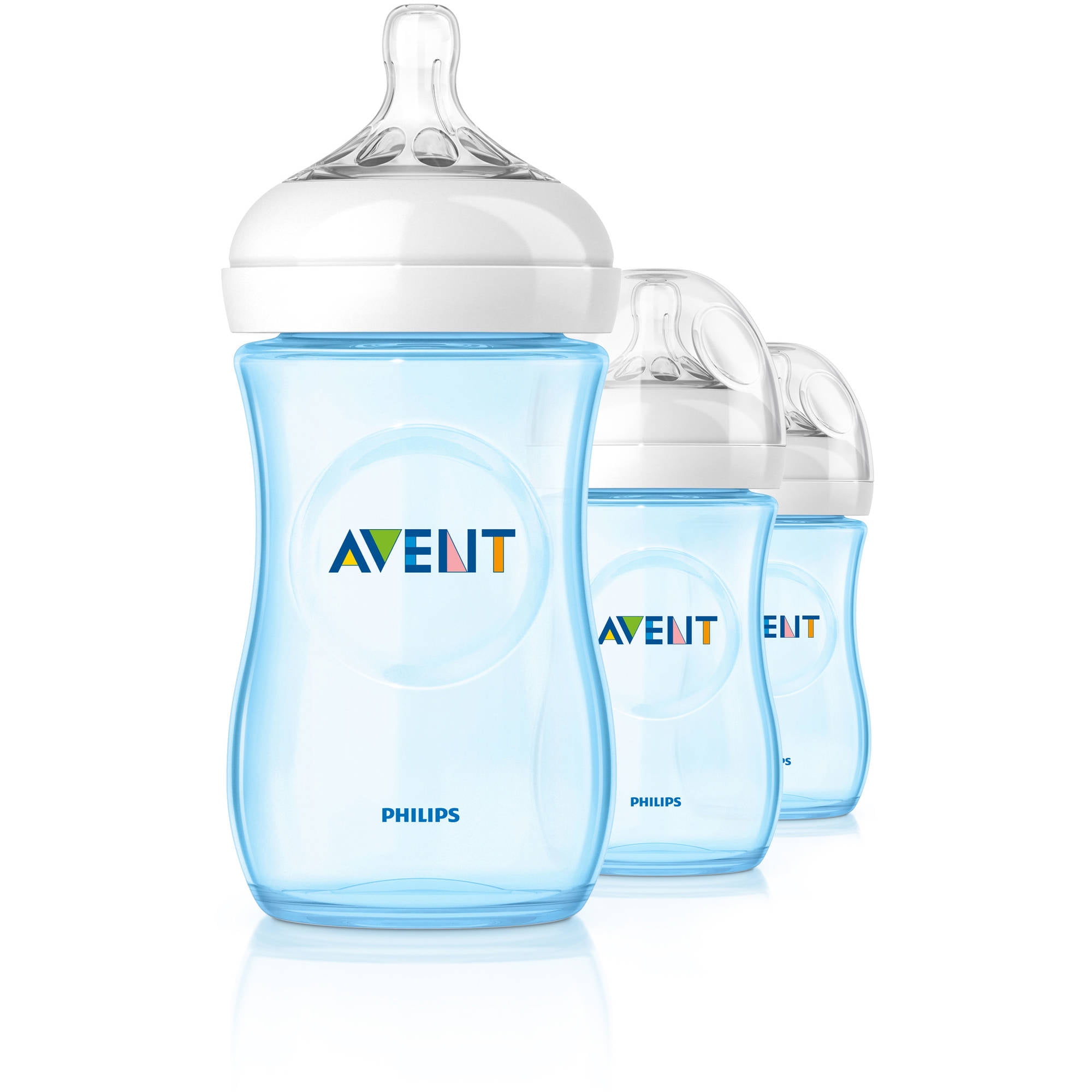 9 Oz Colors Vary Philips Avent Bottle BPA Free Pack of 2 3 Wide Neck Bottles